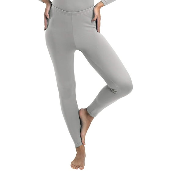 Rocky Women's Thermal Underwear Bottom Long Johns Base Layer for Cold Weather, Heather Grey XL