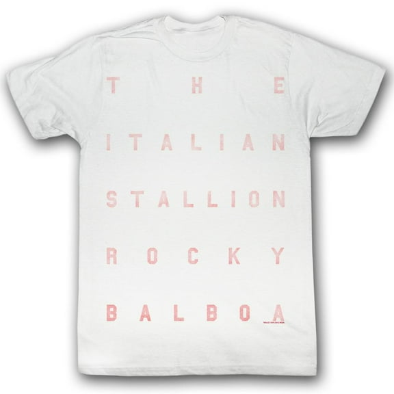 Rocky Words White T-Shirt