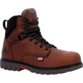 thumbnail image 1 of ROCKY Worksmart 6" Waterproof Composite Toe Work Boot, Brown, Size 9(W), 1 of 7