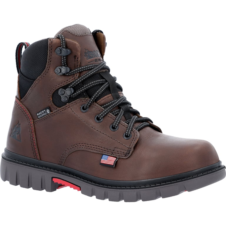 Rocky Worksmart USA Waterproof Work Boot Size 11.5(W  display picture 3