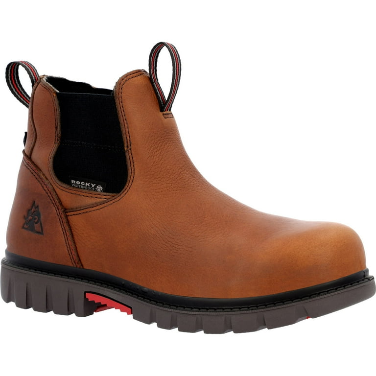 Rocky Worksmart Waterproof Composite Toe Work Chelsea Boot Walmart