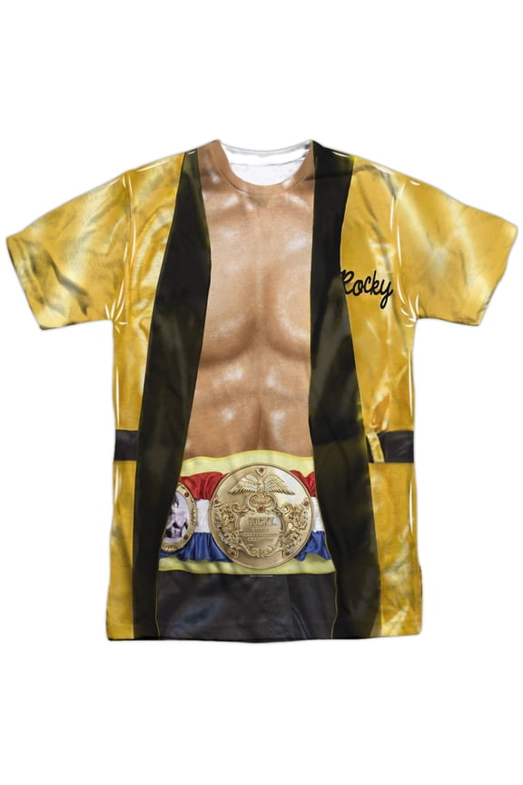 Rocky - Yellow Robe - Short Sleeve Shirt - Small