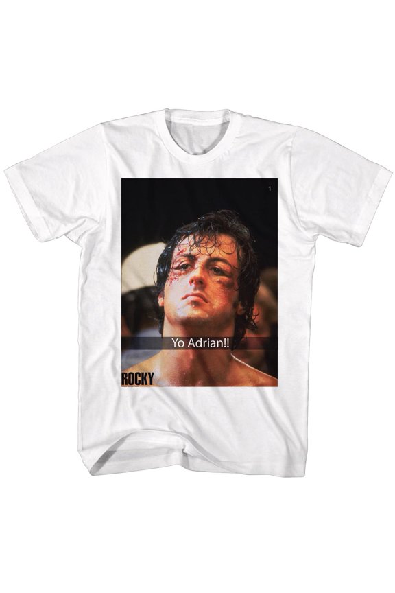 Rocky Yo Adrian Snap White T-Shirt