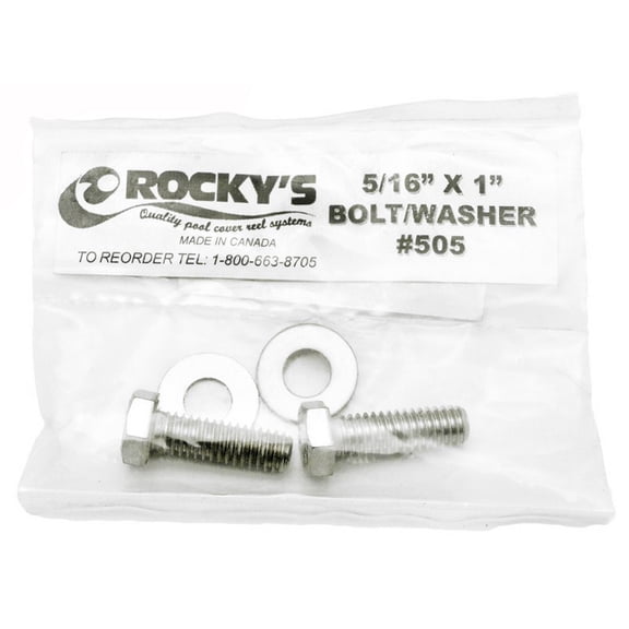 Rocky's RR505 0.31" x 1" Stainless Steel Bolt and Washer