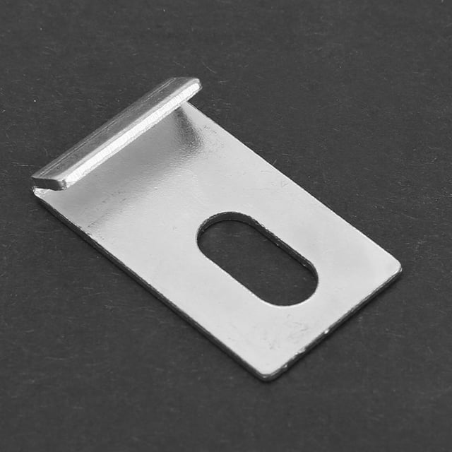 Rockyin 10pcs Invernadero Base Clips Astilla Metal J Clips Fijaciones