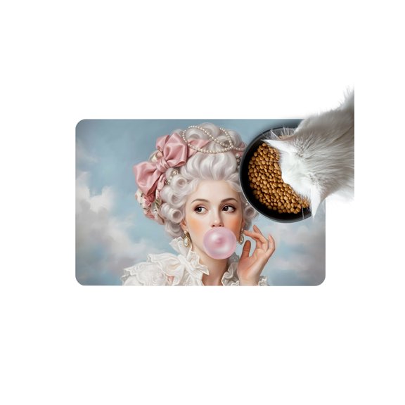 Rococo Hair Woman Doormat Non Slip Diatomaceous Earth Door Mat Absorbent Quick Dry Soft Washable Entrance Rug for Bathroom Laundry Room 16"x24"