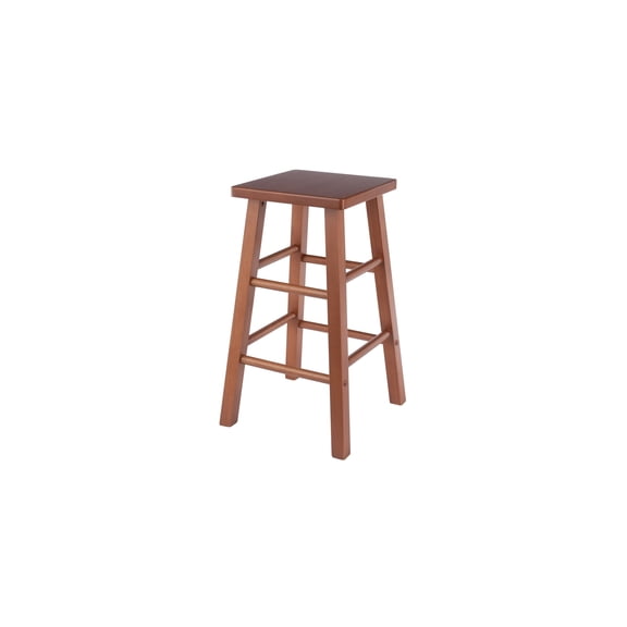 Rococo Radiance Counter Stool, Teak Finish