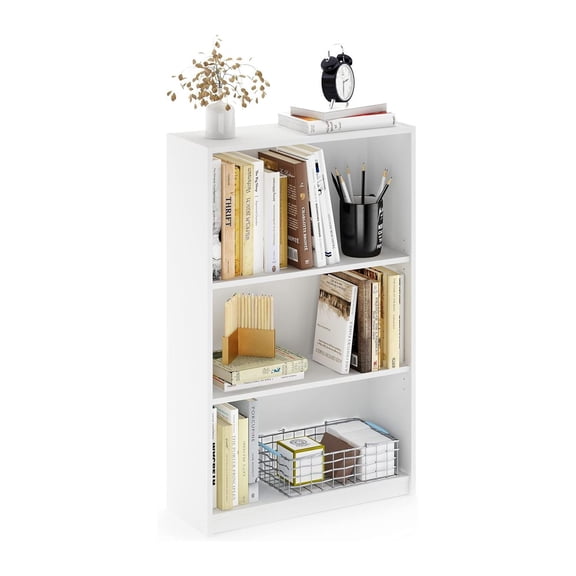 Rococo Radiance Simply Home Adjustable Shelf Bookcase Stylish Functional with Adjustable Shelves