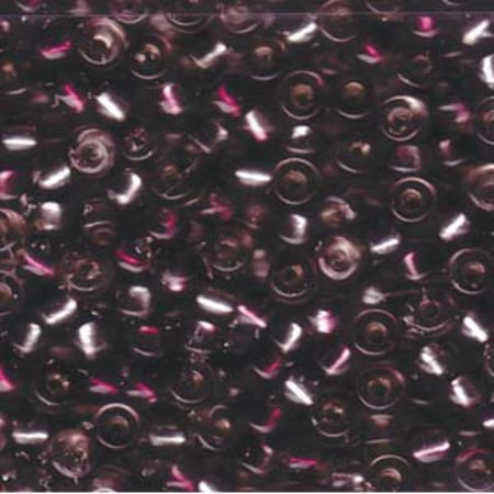 Rococo Silver-Lined Amethyst Crystal Miyuki Seed Beads 5/0 05-3287-TB