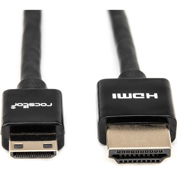 Rocstor Premium Y10C250-B1 6ft Slim High-Speed HDMI Cable with Ethernet