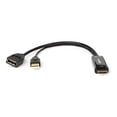 thumbnail image 1 of Rocstor HDMI to DisplayPort 4K@30Hz Adapter M/F Black Y10A234B1, 1 of 5