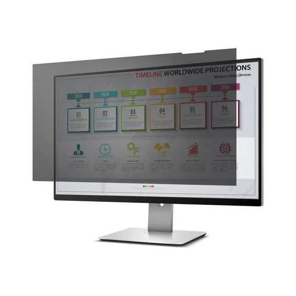 Rocstor PV0007-B1 PrivacyView Privacy Filter for 23" Widescreen Monitor, Black