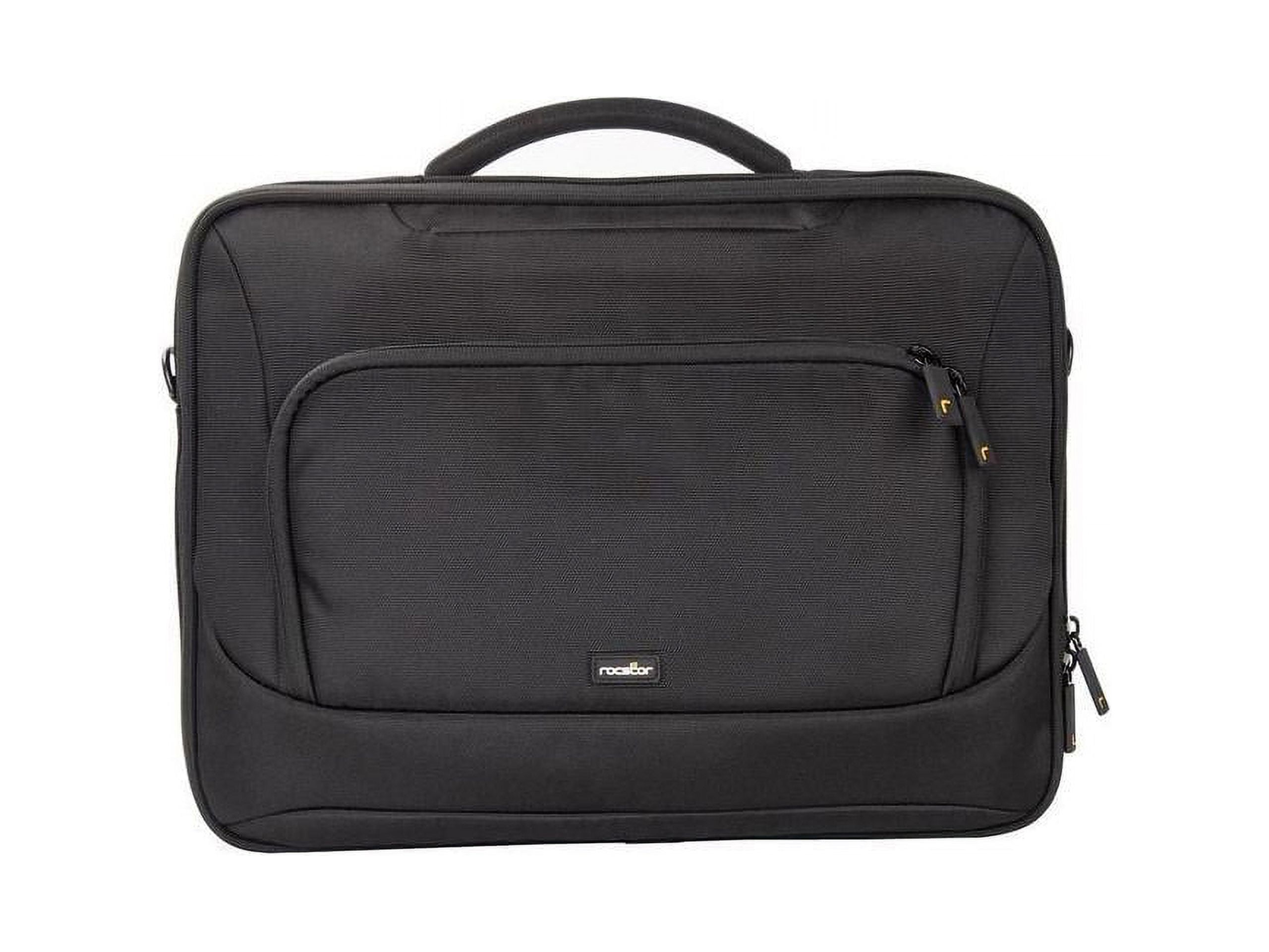 Rocstor Premium 13" & 14" Professional Toploading Universal Briefcase Laptop Case - Weather & Water Resistant - RFID Blocking Pocket - Lightweight - Exterior 1200D Polyester & Interior 210D Polyest...