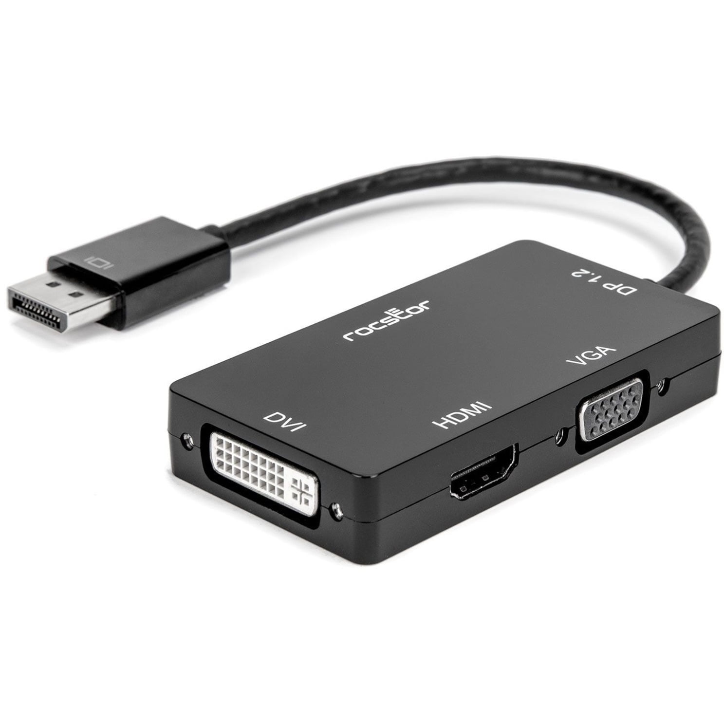 Rocstor Premium 3-in-1 DisplayPort to HDMI/VGA/DVI Converter Adapter Y10A259B1