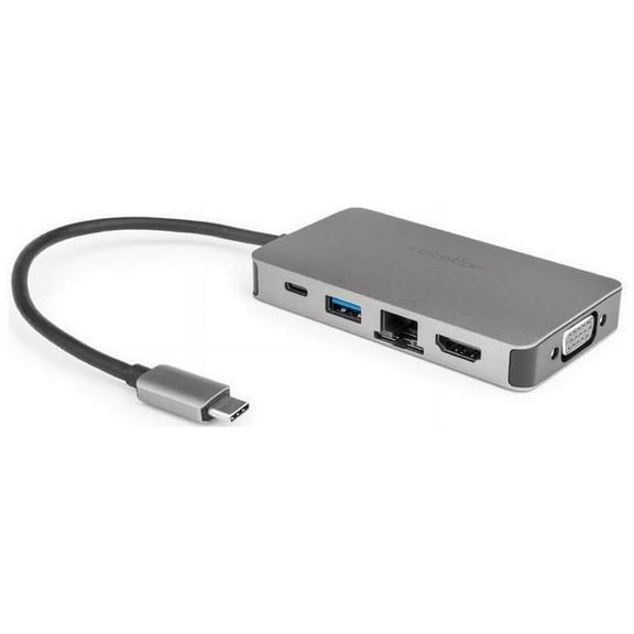 Rocstor Premium USB-C Multiport Adapter + PD Charging Y10A249A1