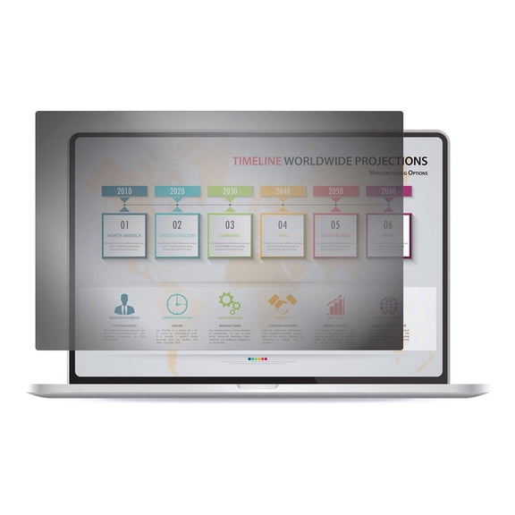 Rocstor PrivacyView Premium Privacy Filter for 12.5" Edge-to-Edge Widescreen Laptop - For 12.5" Notebook - 16:9 Aspect Ratio - Glossy / Matte - Unframed - Compatible with PF125W9E