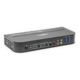 thumbnail image 1 of Rocstor SolidKVM SK06 - KVM switch - 4K, HDMI, USB 3.0, 2x1, HDR, HDCP 2.2, IR, USB sharing - 2 x KVM / audio / USB - 1 local user - desktop, 1 of 13