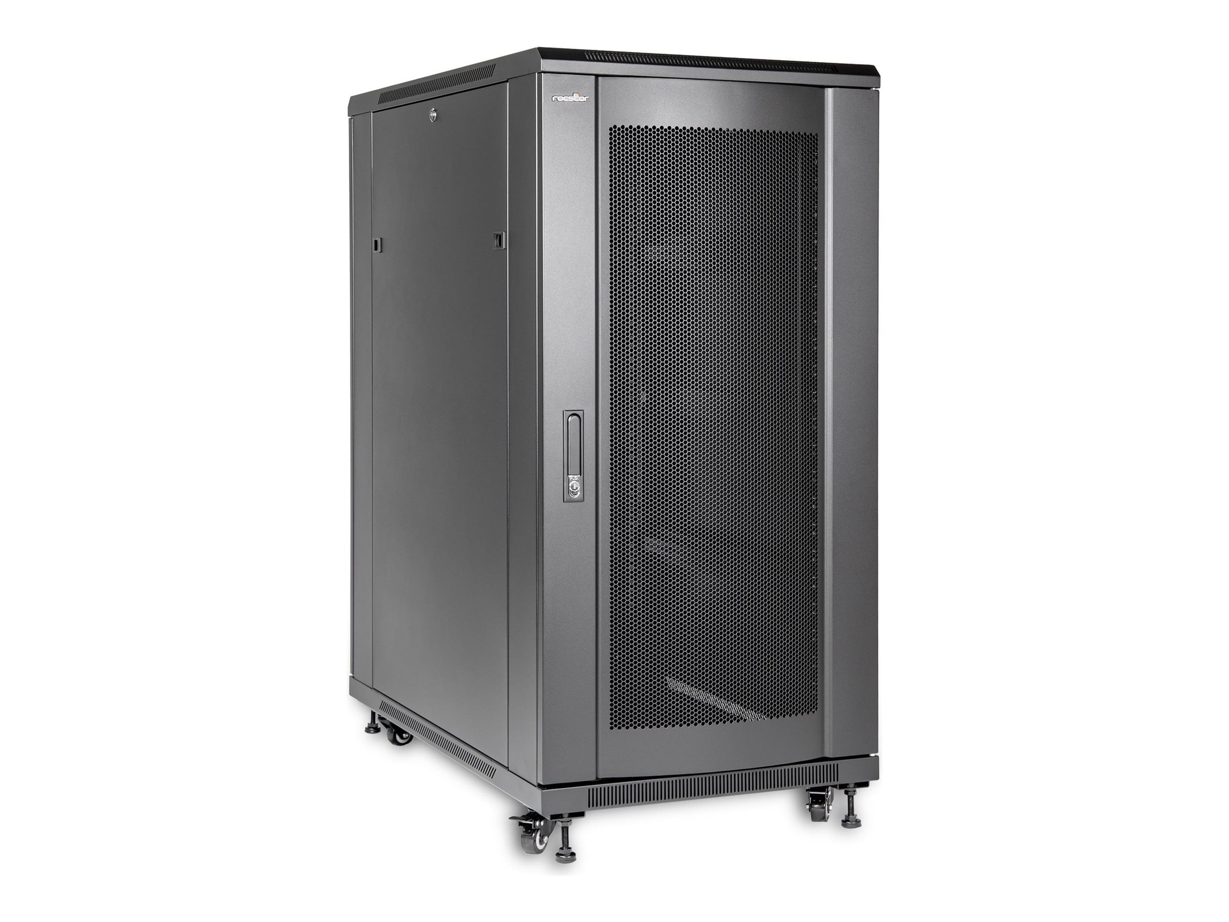 White 24ru Rack Rocstor Y10E066-B1 Solidrack 24u Rack Enclosure Mnt Solidrack R3004 ...