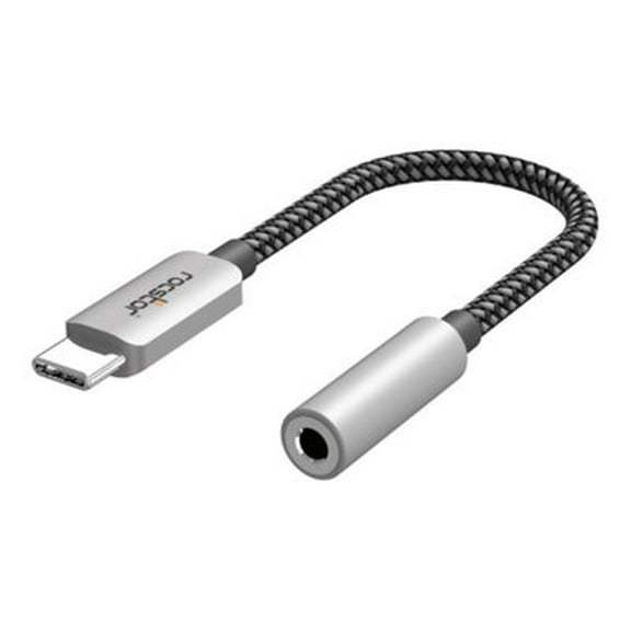 Rocstor Premium USB-C to Hi-Res 3.5mm Audio Adapter DAC 44.1/48/96KHz Sample Rate (y10a333-b1)