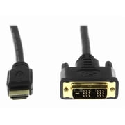 Rocstor Y10C124-B1 6ft. HDMI to DVI-D Cable M/M HDMI Male to DVI-D Male