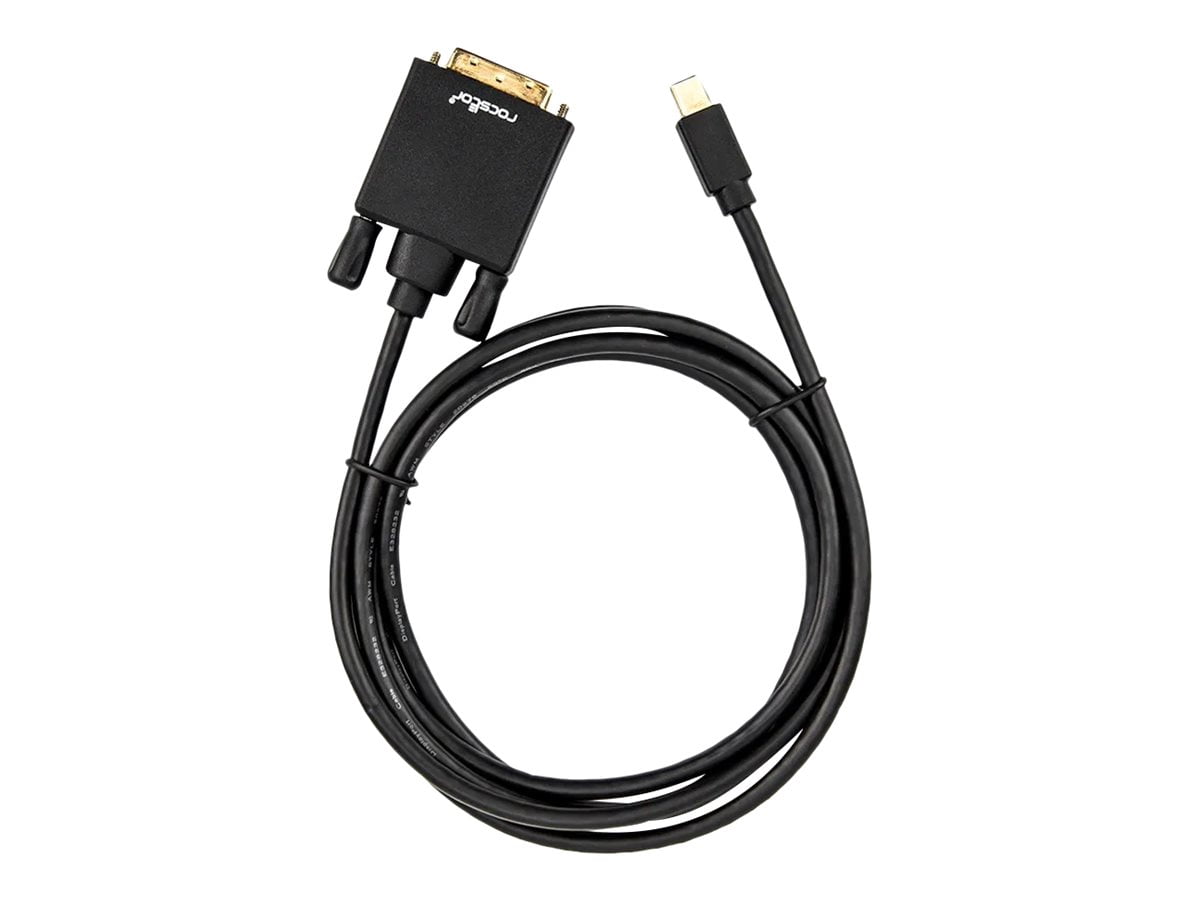 Rocstor Premium 6 ft Mini DisplayPort to DVI Cable - Mini Displayport to DVI Cable Supports  (Y10C164B1)