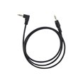 thumbnail image 1 of Rocstor Y10C192-B1 3Ft Slim 3.5Mm To Right Angle Sterio Audio Cable Black, 1 of 16