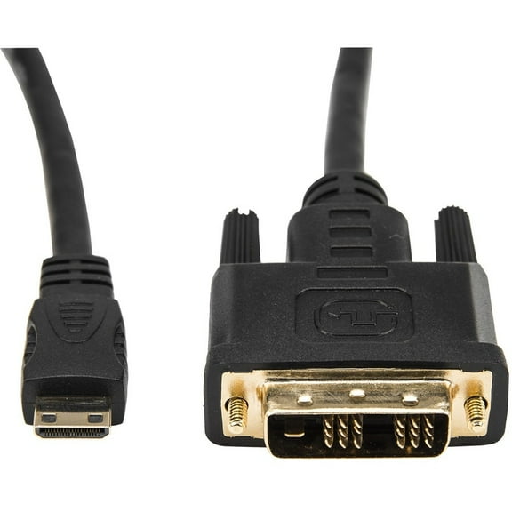Rocstor Y10C247-B1 6 ft. Mini HDMI to DVI-D Cable - Black