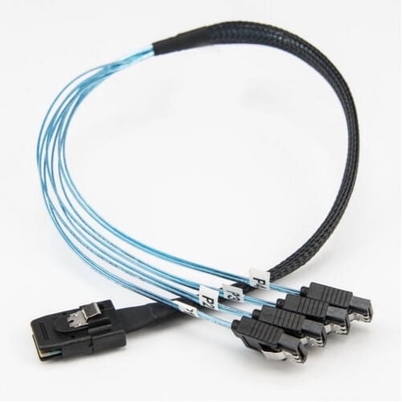 Rocstor Y10C858-RD 24in Latching Sata Connectors Cabl 7-pin Data Receptacles - M/m - Red