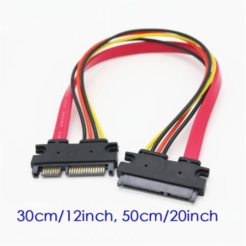 Rocstor Y10C866RD 12in SATA Power Extension Cable 15 Pin