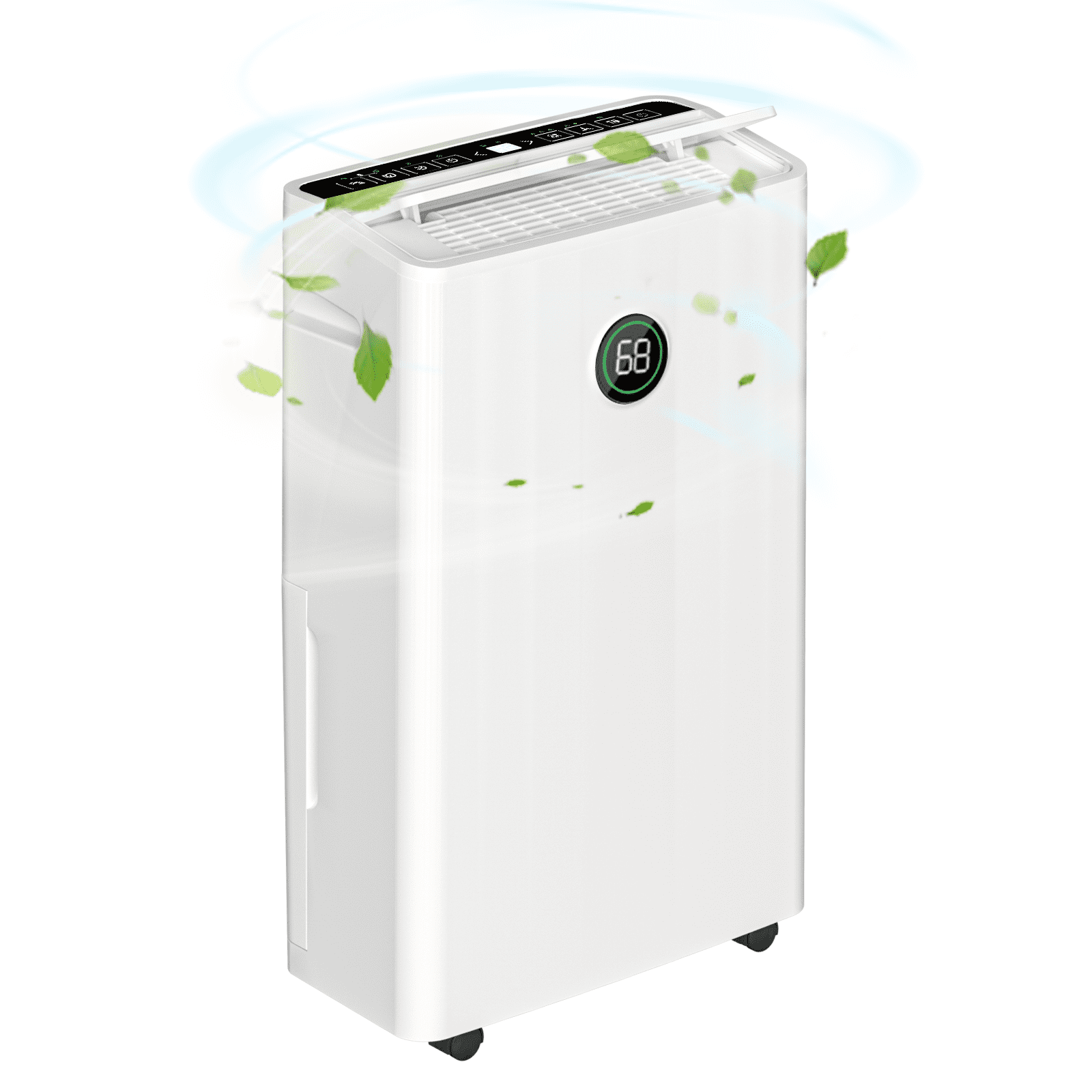 Rocyis 22 Pint Max Dehumidifier for Home with a 1.45 gallon(5.5 L) Water Tank, Auto Drain or Manual Drainage, 5000 sq. ft. for Large Room & Living Room