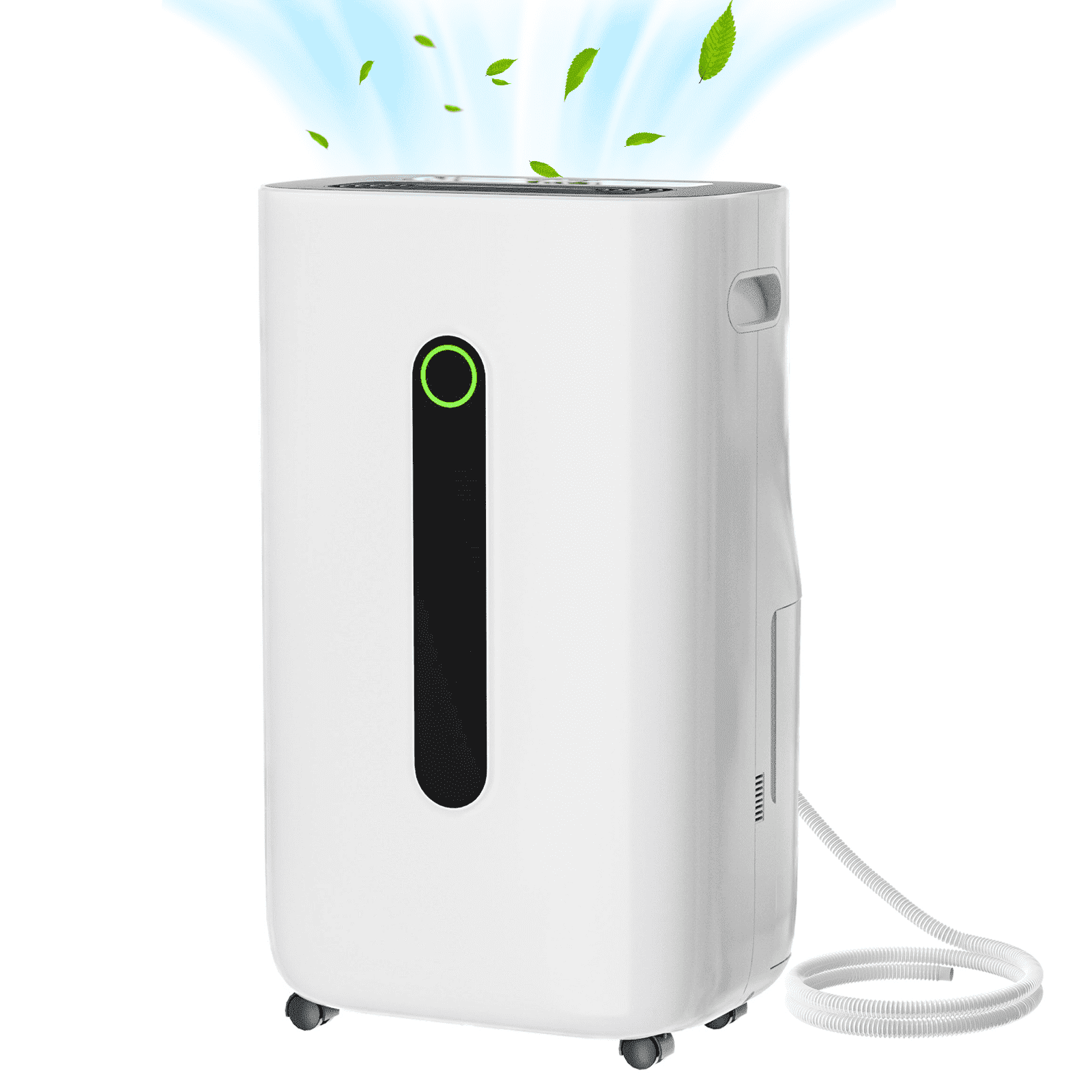 Rocyis 22 Pint (DOE) 500 sq. ft. Dehumidifier for Home With a 1.7 gallon(6.5 L) water tank, Auto Drain or Manual Drainage , for Basements Large Room