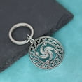 thumbnail image 1 of Rod Amulet Nordic Sacred Protection Key Chain Pagan Pendant Keychain Men Women Fashion Lightning Talisman Keyring Jewelry, 1 of 4