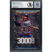 Rod Carew Autographed 2016 Topps 3000 Hit Club Card #3000H-16 California Angels Auto Grade Gem Mint 10 Beckett BAS Stock #192804