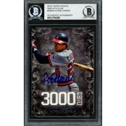 Rod Carew Autographed 2016 Topps 3000 Hit Club Card #3000H-16 California Angels Beckett BAS Stock #193373
