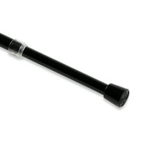 Rod Desyne 7 By 16" Round Spring Tension Rod, Black