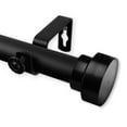 thumbnail image 1 of Rod Desyne Bonnet 1" Curtain Rod - Black, 1 of 4