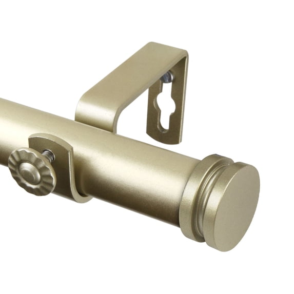 Rod Desyne Bun 1" Curtain Rod - Light Gold