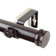 thumbnail image 1 of Rod Desyne Bun 1" Curtain Rod - Mahogany, 1 of 2