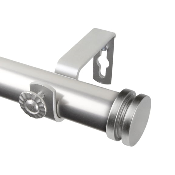 Rod Desyne Bun 1" Curtain Rod - Satin Nickel