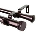 thumbnail image 1 of Rod Desyne  Bun 1" Double Curtain Rod - Bronze, 1 of 2