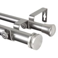thumbnail image 1 of Rod Desyne Bun 1" Double Curtain Rod - Satin Nickel, 1 of 2