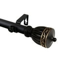 thumbnail image 1 of Rod Desyne Debussy 1" Curtain Rod - Black, 1 of 2