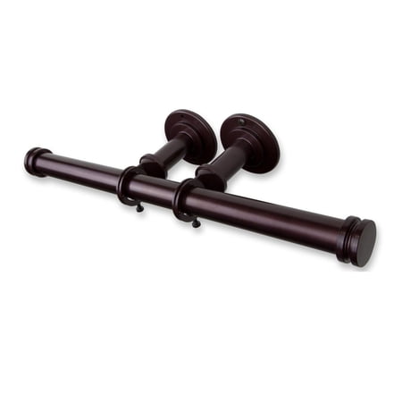 Rod Desyne Double Toilet Paper Holder / Closet and Ceiling Rod