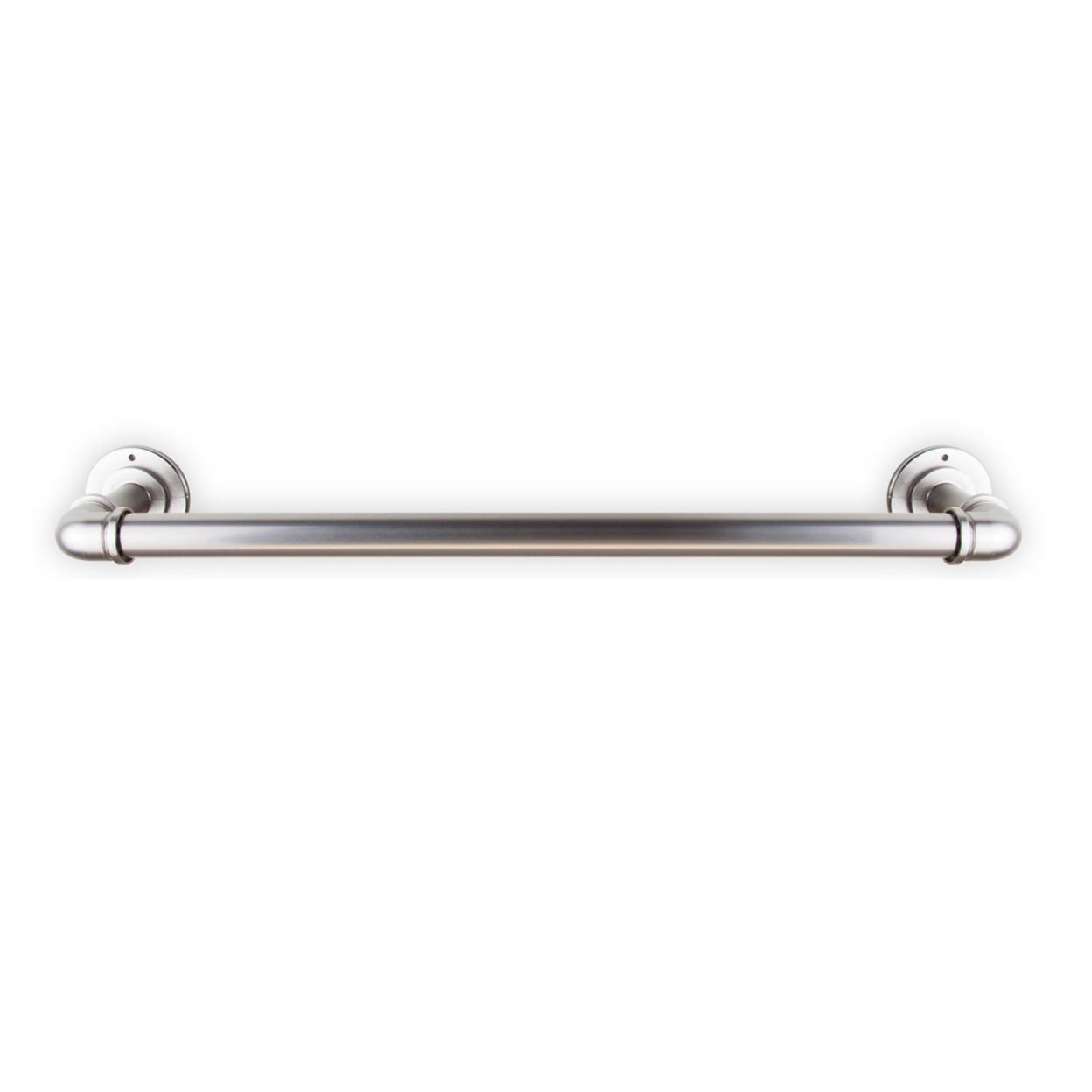 Satin Nickel 18'' Industrial Pipe Closet Rod