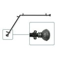 thumbnail image 1 of Rod Desyne Magnolia 13 by 16" Corner Window Curtain Rod - Black, 1 of 2