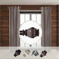 thumbnail image 1 of Rod Desyne Margot 1 - inc  dia. Side Curtain Rod 12-20 inch long , Set of 2-Color:Mahogany, 1 of 2