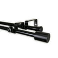 thumbnail image 1 of Rod Desyne Nora 5 by 8" Double Curtain Rod Extends - Black, 1 of 3