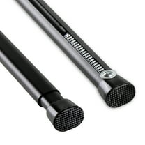 Rod Desyne Oval Spring Tension Rod, Black
