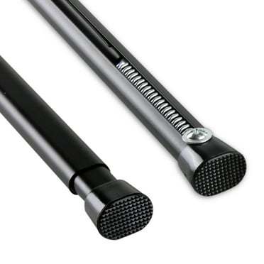 Rod Desyne Oval Spring Tension Rod, Black