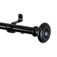 thumbnail image 1 of Rod Desyne Pennant 7 by 16" Cafe Curtain Rod Extends- Black, 1 of 2